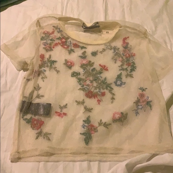 See through urban outfitters shirt size s NEW - Picture 2 of 3